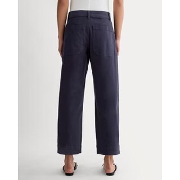 NWT Everlane Women's Blue The Utility Straight-Leg Pant Size 6R - Picture 2 of 7